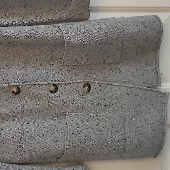 J. Crew Mercantile Lambs Wool Blend Sweater Jacket Button Front Pockets Women XS - Picture 3 of 10